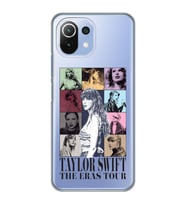 Xiaomi Mi 11 Lite Uyumlu Taylor Swift Desenli Şeffaf Telefon Kılıfı