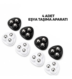 4PCS TEK BİLYA TEKERLEKLİ POŞETLİ MOBİLYA EŞYA TAŞIMA APARATI 360° (5343)