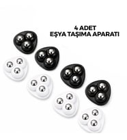 4PCS TEK BİLYA TEKERLEKLİ POŞETLİ MOBİLYA EŞYA TAŞIMA APARATI 360° (5343)