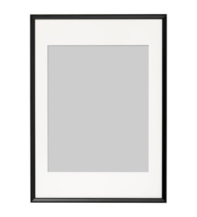 Siyah çerçeve, siyah, 50x70 cm