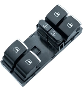 SEAT VW Touareg (7P5) 2018 / Touran (1T3) 2010- 2015 / Cam Acma Anahtar Grubu 10 PIN Sol Ön Krom 7P6959857 Wisco