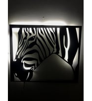Zebra Led Işıklı Tablo
