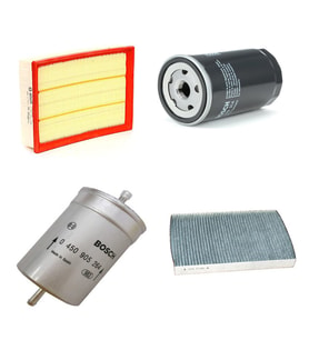 Bosch Filtre Bakım Seti Audi A6 1.8 T Benzinli 1998-2004 Hava + Yağ F + Yakıt F. + Polen Sardes
