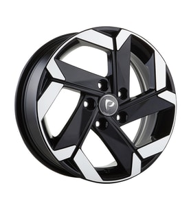 AKD-G393-01 7.5x17" 4x100 ET35 67.1 Black Lip Polished 17 İnç Jant Takımı (4 Adet)