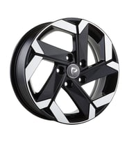 AKD-G393-01 7.5x17" 4x100 ET35 67.1 Black Lip Polished 17 İnç Jant Takımı (4 Adet)