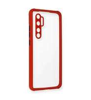 Mi 10 Lite Miami Şeffaf - Kırmızı