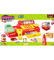 Shop & Joy Yazar Kasa Alış Veriş Seti  5783 (Kırmızı)