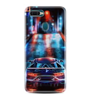 Oppo A5S A15 A16 A54 A55 A73 A74 Kılıf Desemli Silikon Neon Cars 1724