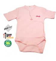 Sema Baby Yarım Kol Kaşkorse Badi (Body) - Pembe 12-18 Ay