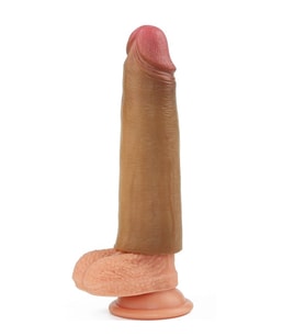 ETSMagaza Nature Extender 4.5 cm Dolgulu Penis Kılıfı Premium Silikon Kılıf Melez