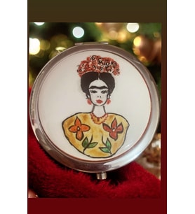 El Yapımı Frida Makyaj Aynası Fırınlı