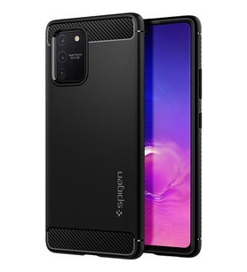 Spigen Galaxy S10 Lite ile Uyumlu Kılıf Rugged Armor Matte Black