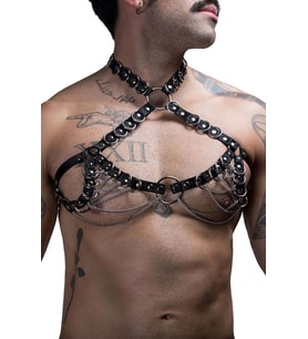 Mulvxbrf Brf02 Erkek Zincirli Göğüs Harness - Brfm190 (Mulvix)