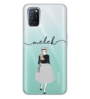 Oppo Women Tasarımlı Şeffaf Telefon Kılıfı