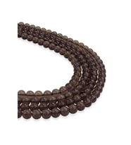 8 MM Dumanlı Kuvars Doğal Taş Dizi (Kahverengi Açık)
