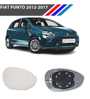 Otozet - Fiat Punto Sağ Dış Ayna Camı Yolcu Tarafı Isıtmalı 2012-2017 71740498