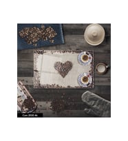 Baskılı Cam Kesme  ve Sunum Tahtası temperli Cam  25x35cm