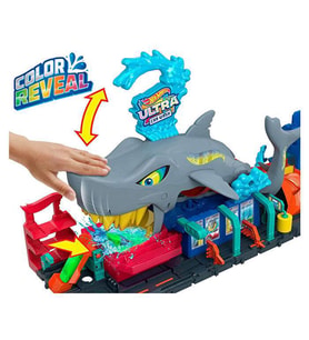Hot Wheels Şehri Muhteşem Köpek Balığı Araba Yıkama Oyun Seti HTN8
