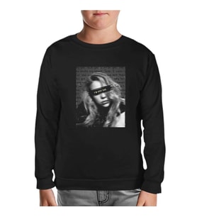 Billie Eilish - I'm just Sad Siyah Çocuk Sweatshirt