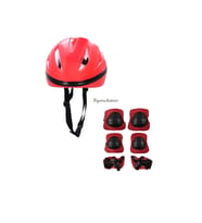 Kask Dizlik Dirseklik Koruyucu Set 7 Parça (Standart)