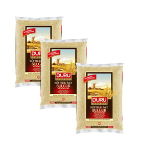 Duru Çiğ Köftelik İnce Bulgur 1 kg x 3 Adet