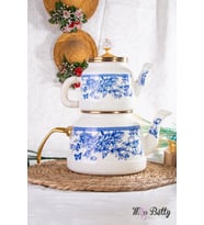 Emaye Çaydanlık Blue Life