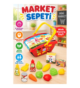 01377 Küçük Market Sepeti -Dede