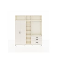 Arges Gardrop 9 Raflı 3 Çekmeceli 2 Askılı 220x30x243 Aytaşı-Aytaşı