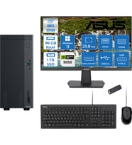 Asus Expertcenter P500MV Intel Core I5-13420H 96GB Ddr5 1tb SSD WIN11PRO 6GB/RTX3050 100HZ IPS 23.8" Mon Minitower Masaüstü Bilgisayar WL5136216512B0DW33+Zettausbbellek
