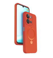 Xiaomi Redmi 15c 4g Regal Magsafe Standlı Kapak - Turuncu