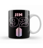 Bts Jin 92 Logo Kupa Bardak Porselen
