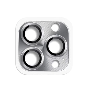 Newface Apple iPhone 16 Pro Max Pers Alüminyum Kamera Lens - Gri