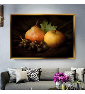 Altın Çerçeveli dekoratif tablo a154 (Gold)