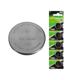 GP CR2032 Lityum 3 Volt  Pil 5 Li Paket GPCR2032-2CPU5