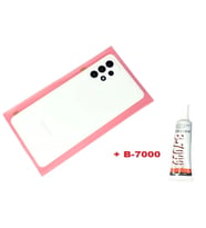 Samsung Galaxy A72 A725 Arka Pil Batarya Kapağı (FULL Kamera Lensli+B-7000) BEYAZ