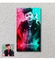 Gifttime Kişiye Özel Gökkuşağı Fotoğraflı Mdf Tablo 20 x 28 cm