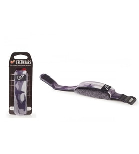 Gruv Gear FW-1PK-CMW-LG FretWrap Camo Beyaz (Large) Kar Kamuflaj Desenli, 6-7 Telli Bas ve 7-8 Telli Gitar Uyumlu, Tel Susturucu
