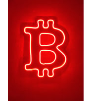 Bitcoin Neon Tabela BtcNeon Led Dekoratif Kripto para Duvar Aydınlatması Spor Neon Duvar Dekorasyonu