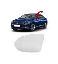 Volkswagen Passat B8 Sol Ayna Camı Isıtmalı 2015-2019 3g0857521