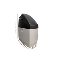 Swan Mini Kabinet Otomatik Su Yumuşatma Cihazı Runxin Debi Kontrollü