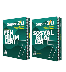Örnek Akademi 7.Sınıf Süper İkili Fen Bilimleri ve Sosyal Bilgiler Seti 2 Kitap
