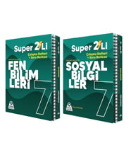 Örnek Akademi 7.Sınıf Süper İkili Fen Bilimleri ve Sosyal Bilgiler Seti 2 Kitap