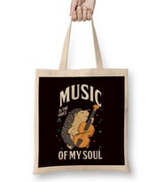Music Voice Of Soul Cello Player Cellist Hedgehog Musician Bez Çanta Uzun Saplı