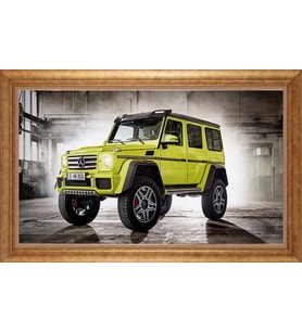 EV İŞYERİ OFİS İÇİN ALTIN ÇERÇEVELİ PASPARTULU TABLO S166