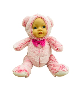 Bebek Yüzlü Peluş Ayı 45 Cm Pembe (Karışık)