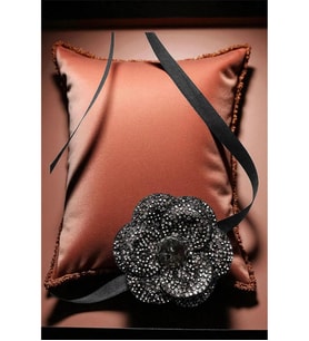 PARLAK TAŞLI ÇİÇEK CHOKER KOLYE