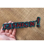 20X4 CM FASHION ÜTÜ İLE YAPIŞAN APLİKE ARMA YAMA DİKİŞ AKSESUAR