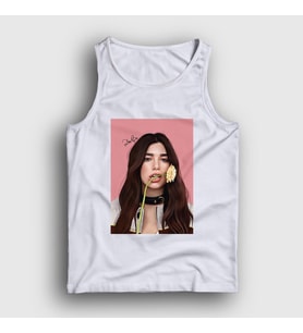 Presmono Unisex Beyaz Flower Dua Lipa Atlet 320710tt