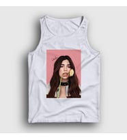 Presmono Unisex Beyaz Flower Dua Lipa Atlet 320710tt