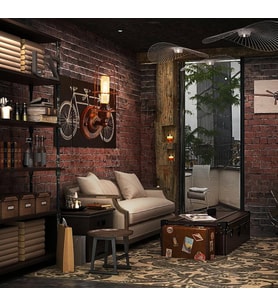 RİOLİGHT BAKIR ESKİTME RETRO1,VİNTAGE1,RUSTİK1 1XE27 DUYLU TEKLİ METAL KAFES DUVAR APLİK (Siyah-Bakır)
